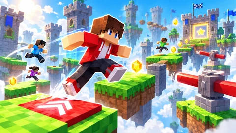 3D Parkour on Skidabi