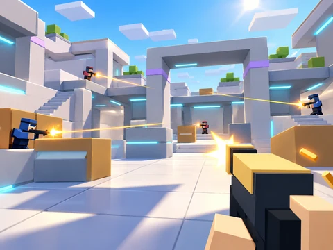 3D Shooter on Skidabi